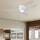 ZEVENTI - himmennettävä LED-kattotuuletin VENTORA LED/24W/230V 3000/4000/6000K Wi-Fi Tuya valkoinen + kaukosäädin