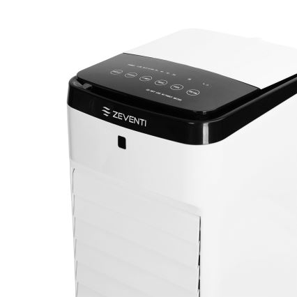 ZEVENTI - Ilmanjäähdytin ARCTIC 60W/230V musta/valkoinen + kaukosäädin