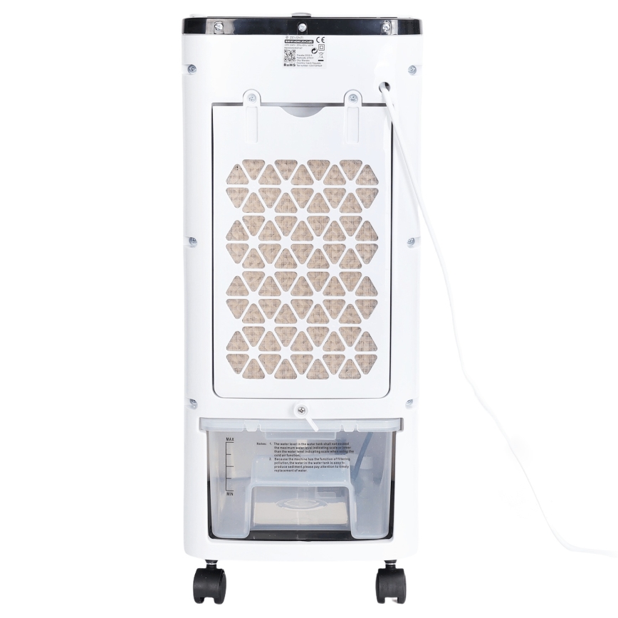 ZEVENTI - Ilmanjäähdytin ARCTIC 60W/230V musta/valkoinen + kaukosäädin