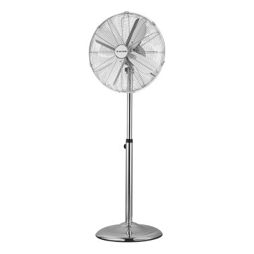 ZEVENTI - Jalallinen tuuletin FLOW 50W/230V 125 cm kiiltävä kromi