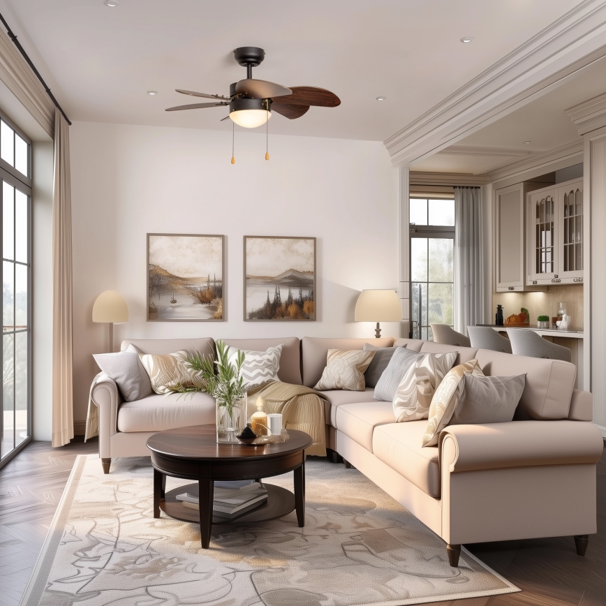 ZEVENTI - Kattotuuletin FAMARA 1xE14/60W/230V