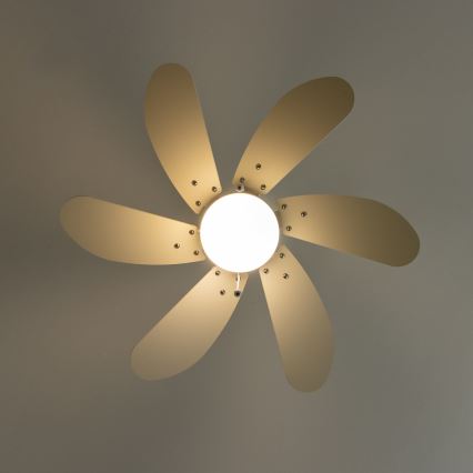 ZEVENTI - Kattotuuletin FAMARA 1xE14/60W/230V valkoinen