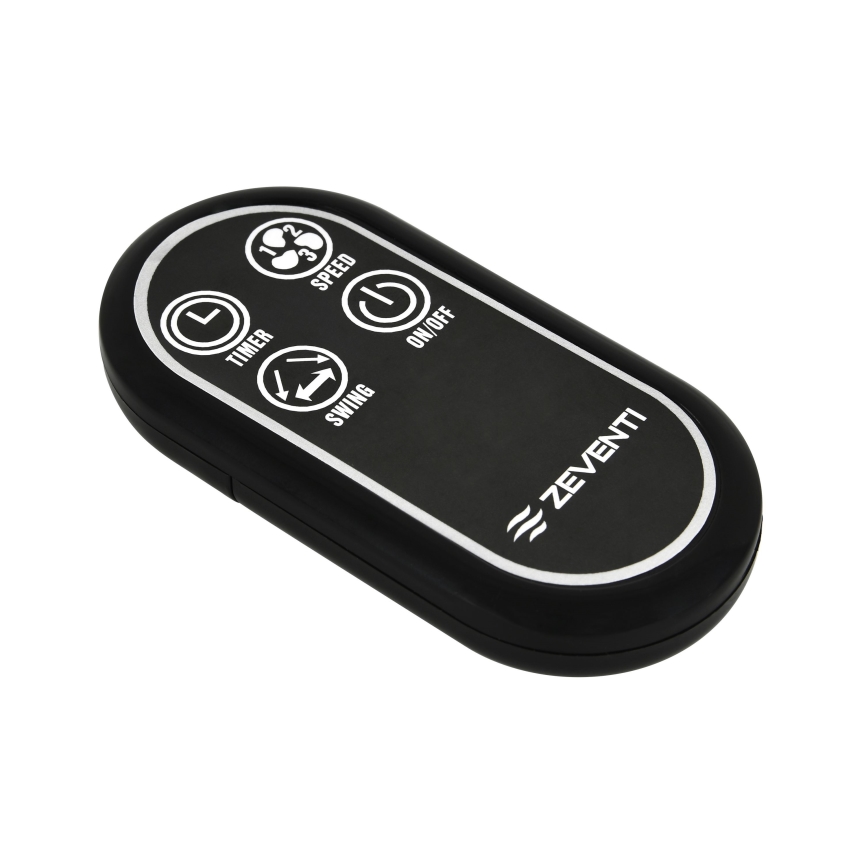 ZEVENTI - Kaukosäädin tuulettimille FREEZE musta