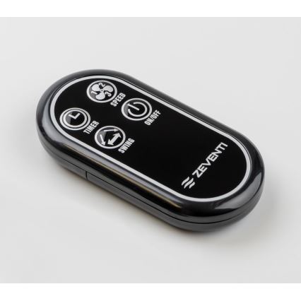 ZEVENTI - Kaukosäädin tuulettimille FREEZE musta