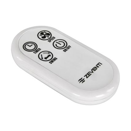 ZEVENTI - Kaukosäädin tuulettimille FREEZE valkoinen