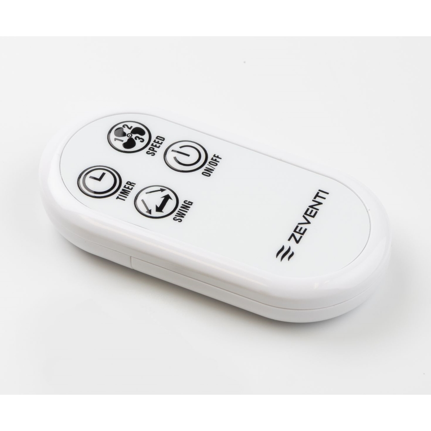 ZEVENTI - Kaukosäädin tuulettimille FREEZE valkoinen