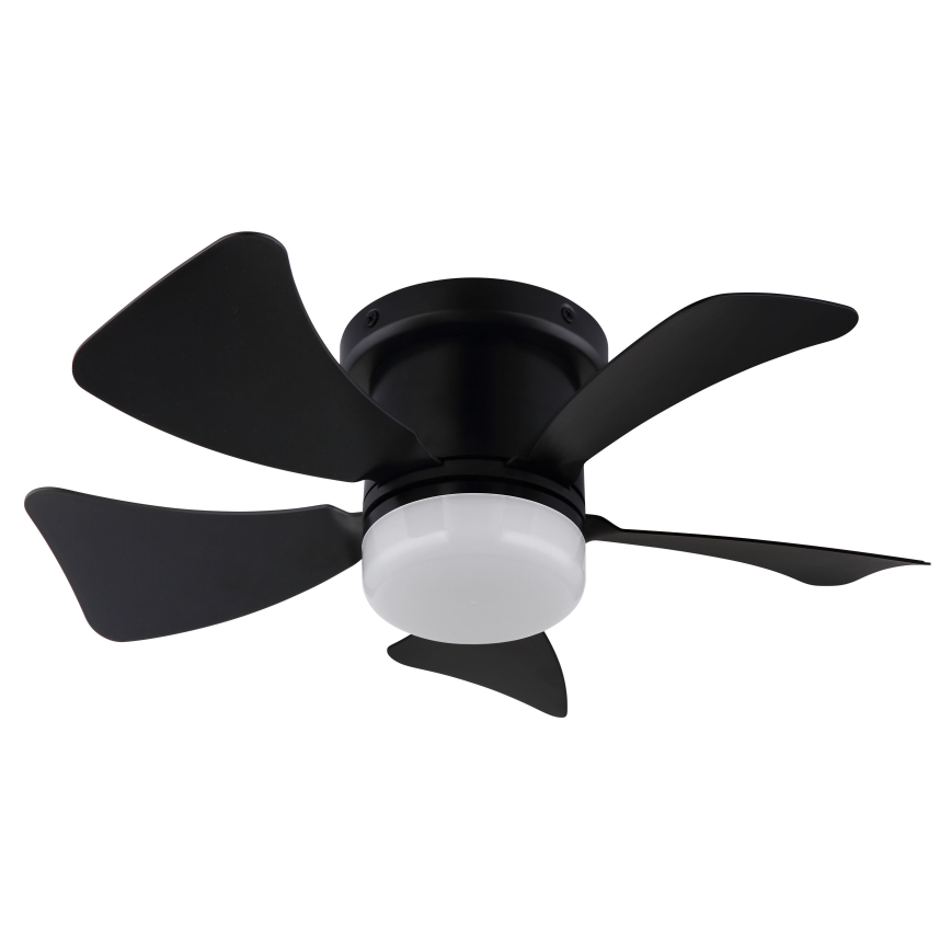 ZEVENTI - LED himmennettävä kattotuuletin MUNDAKA LED/10W/230V 3000-6500K musta + kaukosäädin