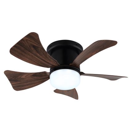 ZEVENTI - LED himmennettävä kattovalo MUNDAKA LED/10W/230V 3000-6500K ruskea + kauko-ohjaus