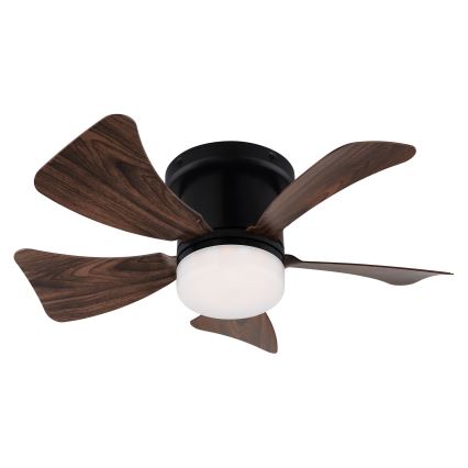 ZEVENTI - LED himmennettävä kattovalo MUNDAKA LED/10W/230V 3000-6500K ruskea + kauko-ohjaus