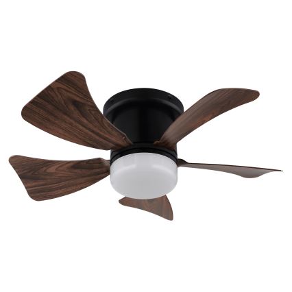 ZEVENTI - LED himmennettävä kattovalo MUNDAKA LED/10W/230V 3000-6500K ruskea + kauko-ohjaus