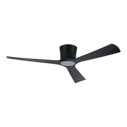 ZEVENTI - LED himmennettävä kattotuuletin AUREX LED/24W/230V 3000/4000/6000K Wi-Fi Tuya musta + kaukosäädin