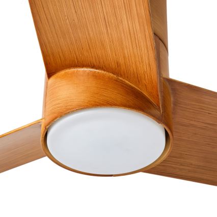 ZEVENTI - LED-kattotuuletin BARROSA LED/18W/230V 3000/4000/6000K Wi-Fi Tuya ruskea + kaukosäädin