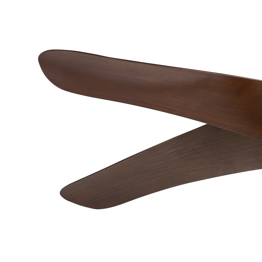 ZEVENTI - LED kattotuuletin LUCCA LED/18W/230V 3000/4000/6000K Wi-Fi Tuya ruskea + kaukosäädin