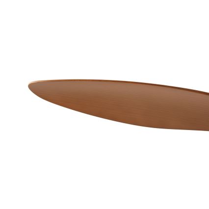 ZEVENTI - LED-kattotuuletin MURO LED/18W/230V 3000/4000/6000K Wi‑Fi Tuya musta + kaukosäädin