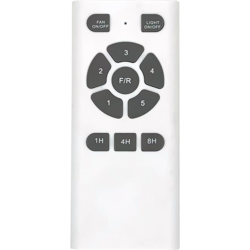 ZEVENTI - LED Kattotuuletin PADUA LED/18W/230V 3000/4000/6000K Wi-Fi Tuya valkoinen/ruskea + kaukosäädin