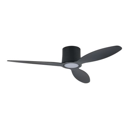 ZEVENTI - LED himmennettävä kattotuuletin VENTORA LED/24W/230V 3000/4000/6000K Wi-Fi Tuya musta + kaukosäädin