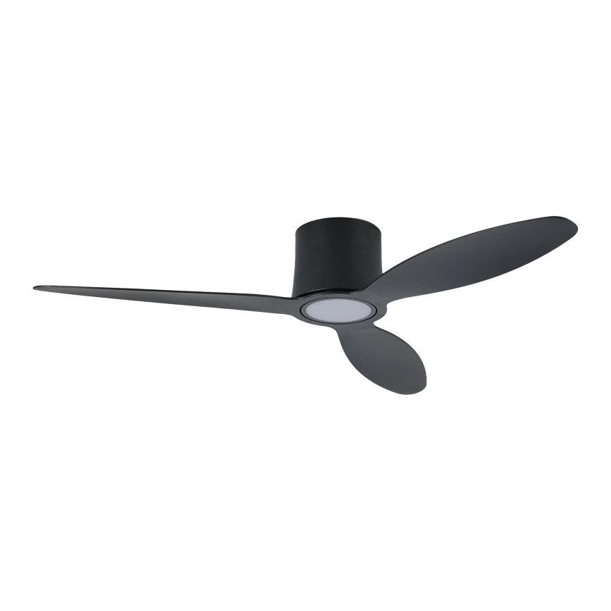 ZEVENTI - LED himmennettävä kattotuuletin VENTORA LED/24W/230V 3000/4000/6000K Wi-Fi Tuya musta + kaukosäädin