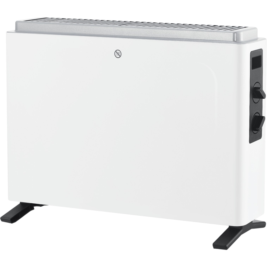 ZEVENTI - Sähköinen suoralämmitin/konvektori 800/1200/2000W/230V valkoinen