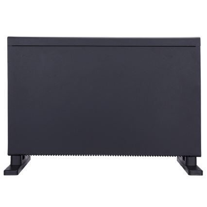 ZEVENTI - Sähköinen suora lämmitin/konvektori LCD-näytöllä 1250/2000W/230V musta + kaukosäädin