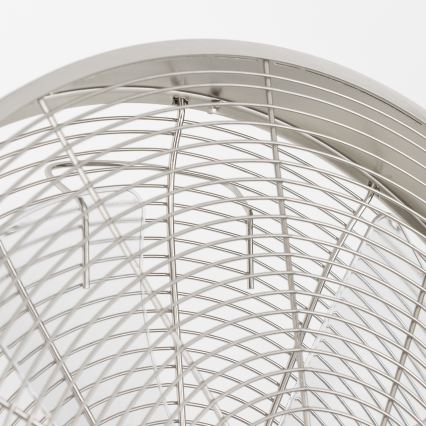 ZEVENTI - Seinätuuletin FREEZE 50W/230V halkaisija 40 cm mattakromi + kauko-ohjaus