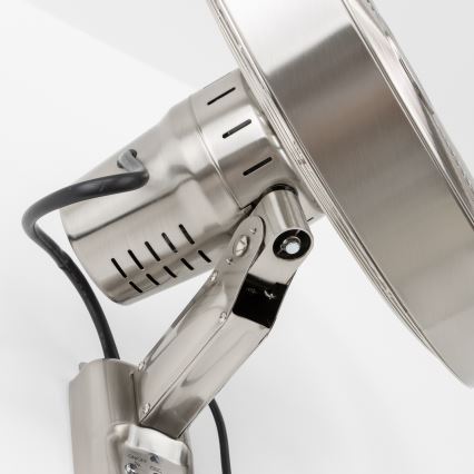 ZEVENTI - Seinätuuletin FREEZE 50W/230V halkaisija 40 cm mattakromi + kauko-ohjaus