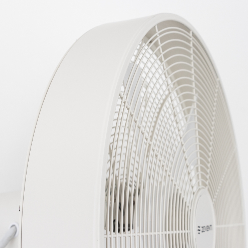 ZEVENTI - Seinätuuletin FREEZE 50W/230V Ø 45 cm valkoinen + kaukosäädin