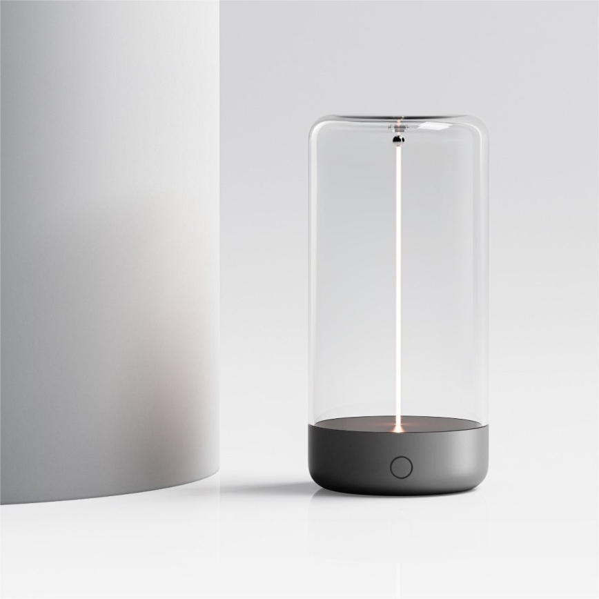 Zuma Line - LED himmennettävä ladattava pöytävalaisin LED/0,5W/230V musta IP54