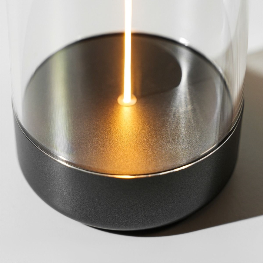 Zuma Line - LED himmennettävä ladattava pöytävalaisin LED/0,5W/230V musta IP54