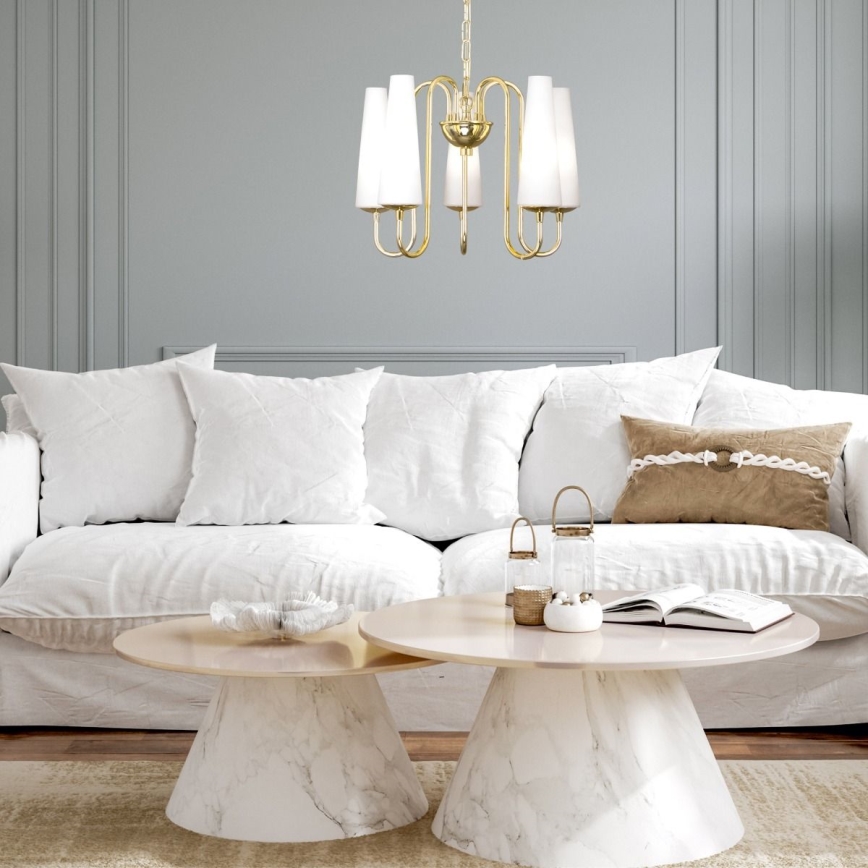 Zuma Line - Kattokruunu ketjussa 5xE14/40W/230V kulta