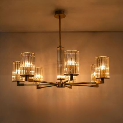 Zuma Line - Kruunuvalaisin varrella 7xE14/7W/230V kultainen