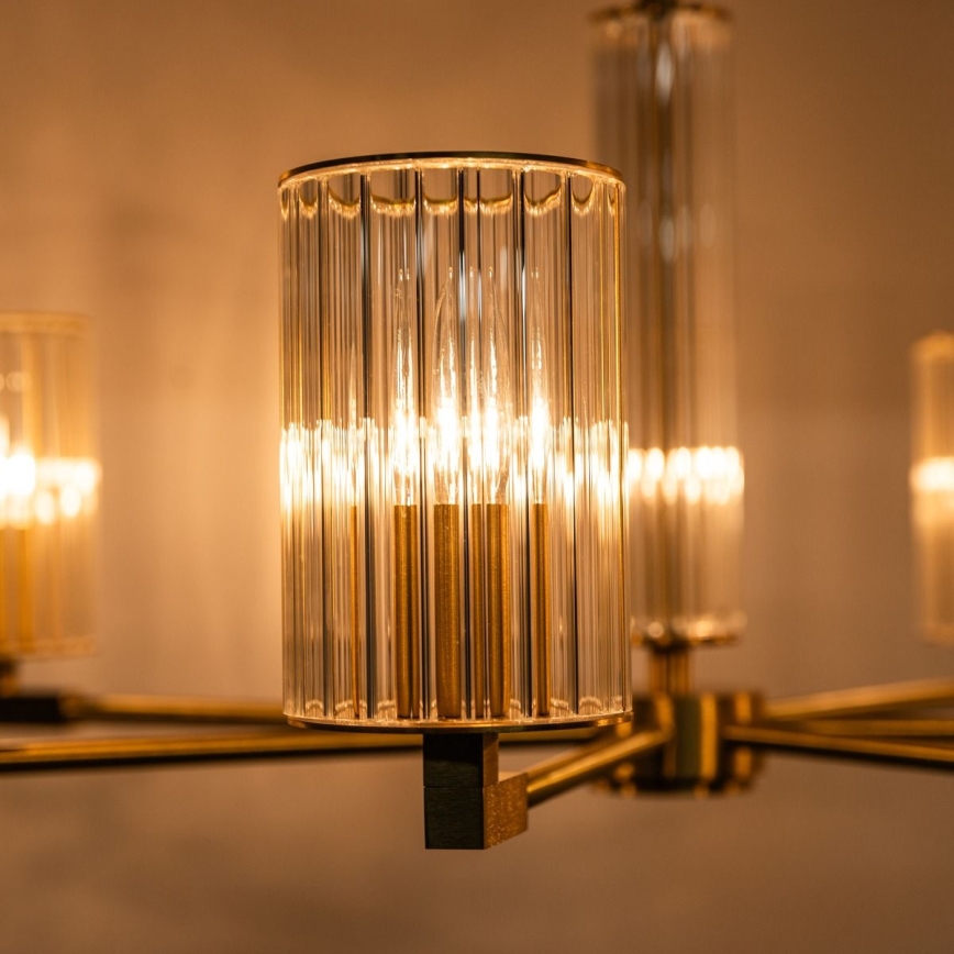 Zuma Line - Kruunuvalaisin varrella 7xE14/7W/230V kultainen