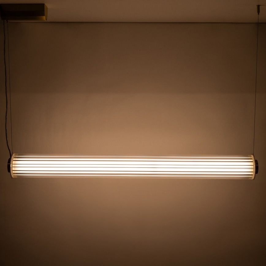 Zuma Line - LED himmennettävä riippuvalaisin kaapelilla LED/39W/230V 2700-6500K kullanvärinen + kaukosäädin