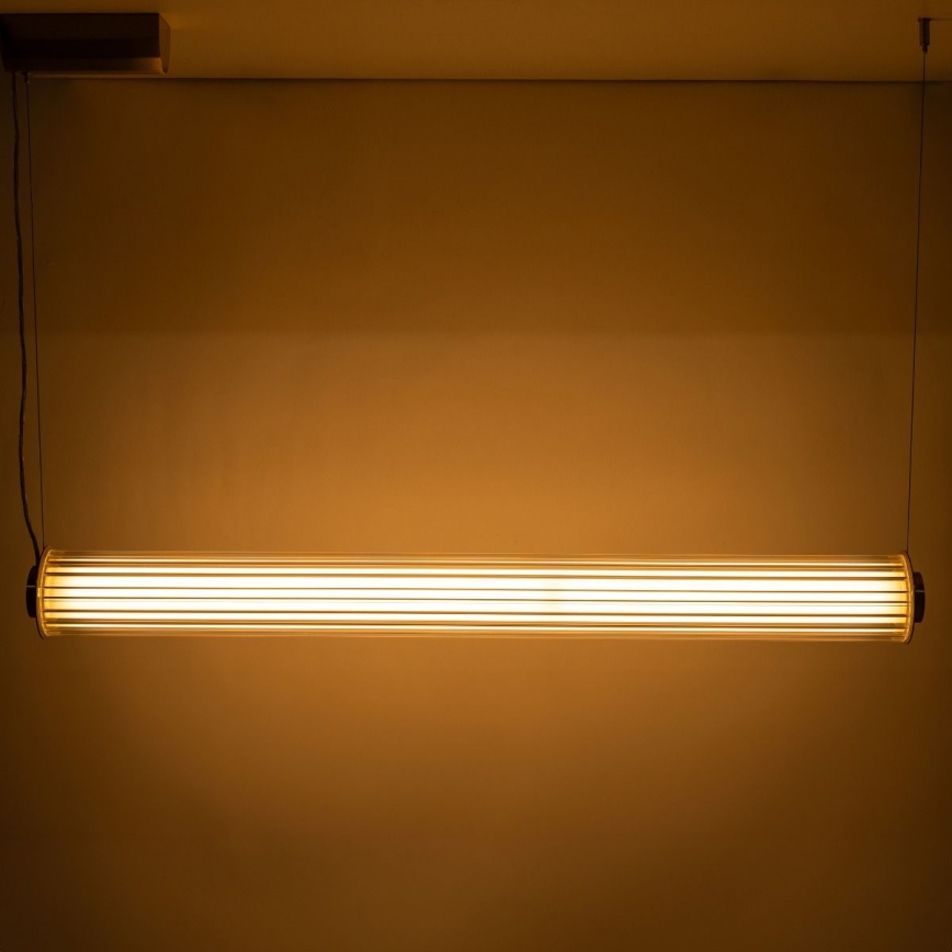 Zuma Line - LED himmennettävä riippuvalaisin kaapelilla LED/39W/230V 2700-6500K kullanvärinen + kaukosäädin