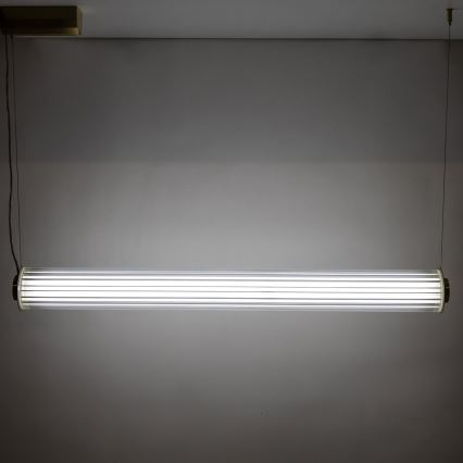Zuma Line - LED himmennettävä riippuvalaisin kaapelilla LED/39W/230V 2700-6500K kullanvärinen + kaukosäädin