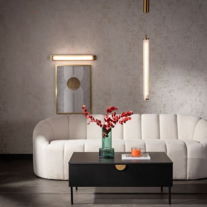 Zuma Line - LED-himmennettävä riippuvalaisin vaijerilla LED/26W/230V 2700-6500K kultainen + kaukosäädin