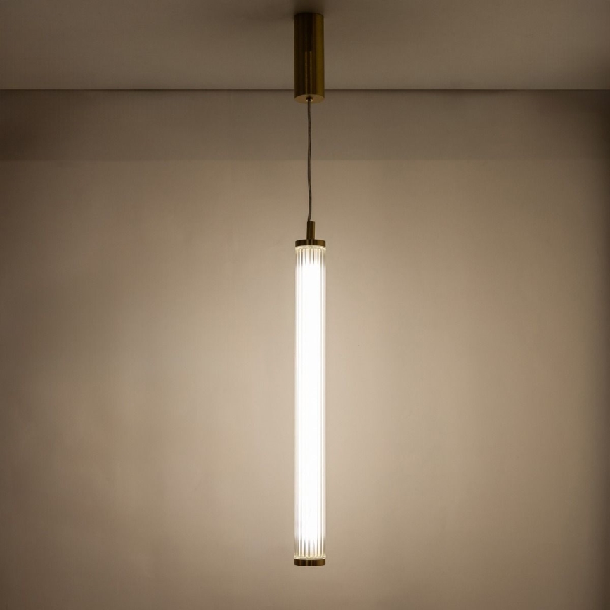Zuma Line - LED-himmennettävä riippuvalaisin vaijerilla LED/26W/230V 2700-6500K kultainen + kaukosäädin