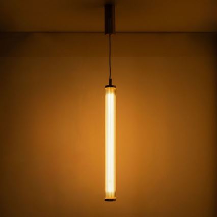 Zuma Line - LED-himmennettävä riippuvalaisin vaijerilla LED/26W/230V 2700-6500K kultainen + kaukosäädin
