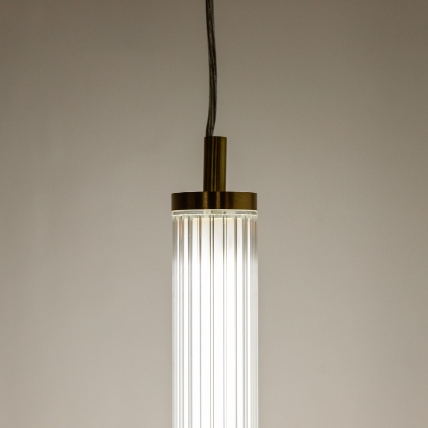 Zuma Line - LED-himmennettävä riippuvalaisin vaijerilla LED/26W/230V 2700-6500K kultainen + kaukosäädin
