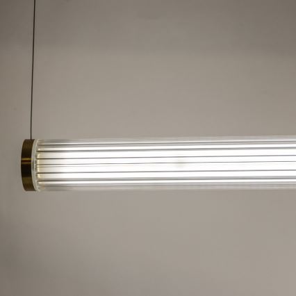 Zuma Line - LED himmennettävä riippuvalaisin kaapelilla LED/64W/230V 2700-6500K kultainen + kaukosäädin