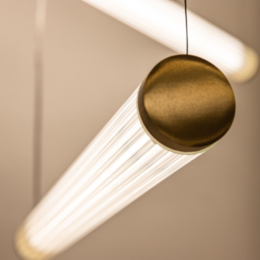 Zuma Line - LED himmennettävä riippuvalaisin kaapelilla LED/64W/230V 2700-6500K kultainen + kaukosäädin