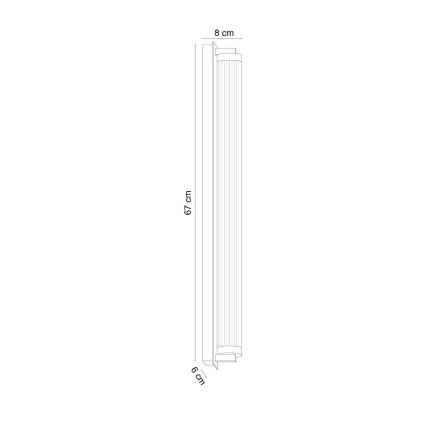 Zuma Line - himmennettävä LED-seinävalaisin LED/26W/230V 2700-6500K kultainen + kaukosäädin