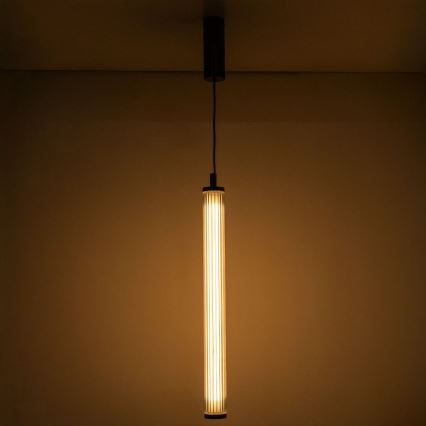 Zuma Line - LED-himmennettävä riippuvalaisin kaapelilla LED/26W/230V 2700–6500K musta + kaukosäädin