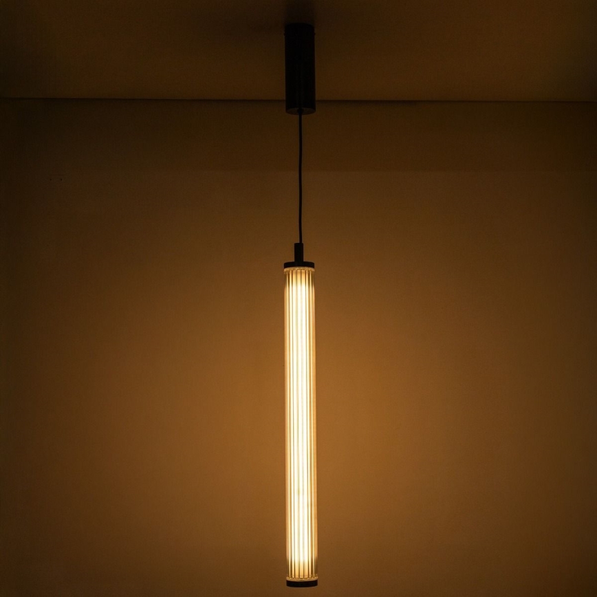 Zuma Line - LED-himmennettävä riippuvalaisin kaapelilla LED/26W/230V 2700–6500K musta + kaukosäädin