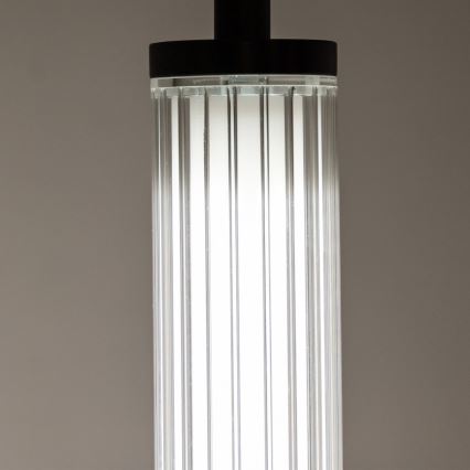 Zuma Line - LED-himmennettävä riippuvalaisin kaapelilla LED/26W/230V 2700–6500K musta + kaukosäädin