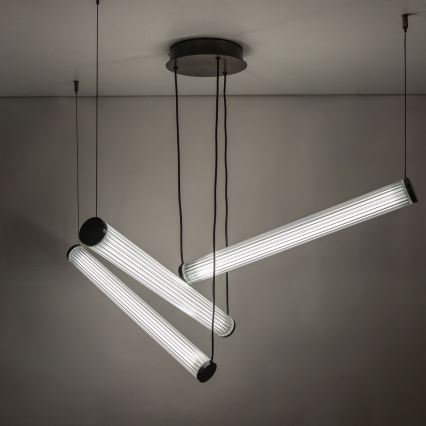 Zuma Line - himmennettävä LED-riippuvalaisin kaapelilla LED/64W/230V 2700-6500K musta + kaukosäädin
