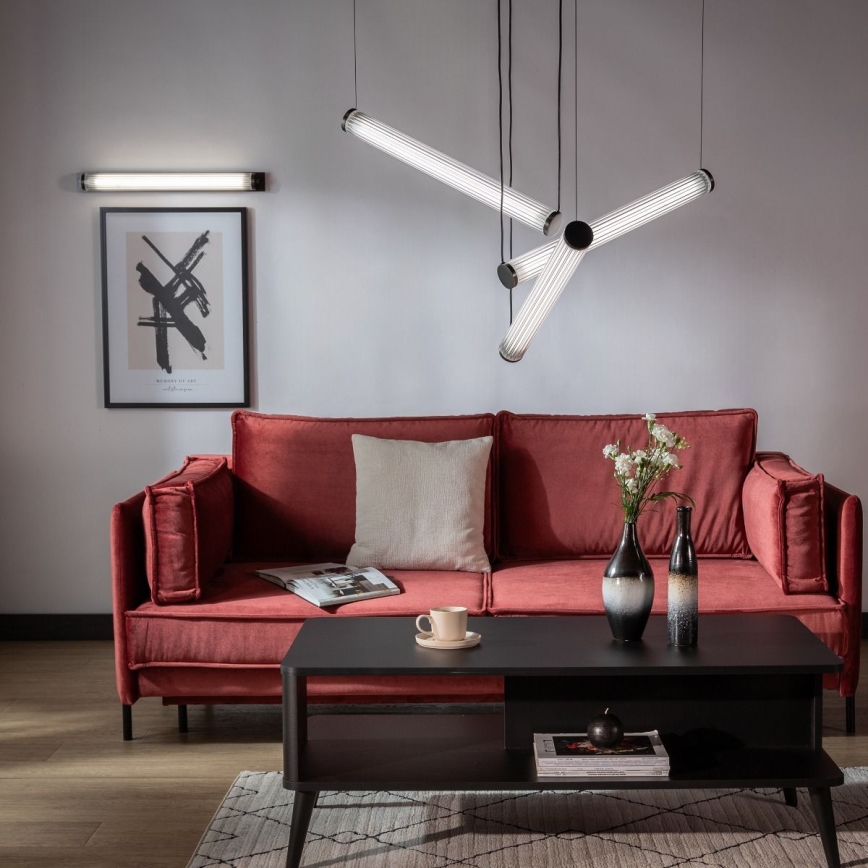 Zuma Line - himmennettävä LED-riippuvalaisin kaapelilla LED/64W/230V 2700-6500K musta + kaukosäädin
