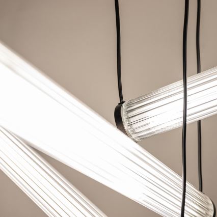 Zuma Line - himmennettävä LED-riippuvalaisin kaapelilla LED/64W/230V 2700-6500K musta + kaukosäädin