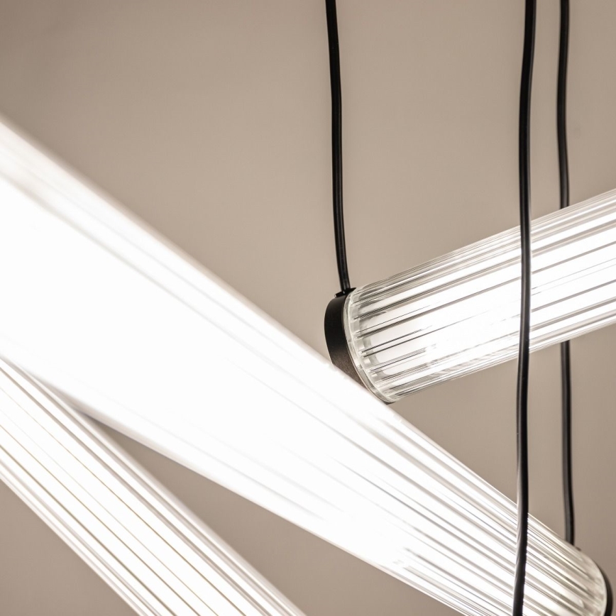 Zuma Line - himmennettävä LED-riippuvalaisin kaapelilla LED/64W/230V 2700-6500K musta + kaukosäädin