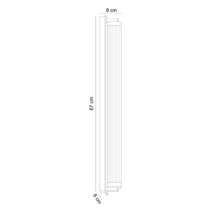 Zuma Line - LED-himennettävä seinävalaisin LED/26W/230V 2700-6500K musta + kaukosäädin