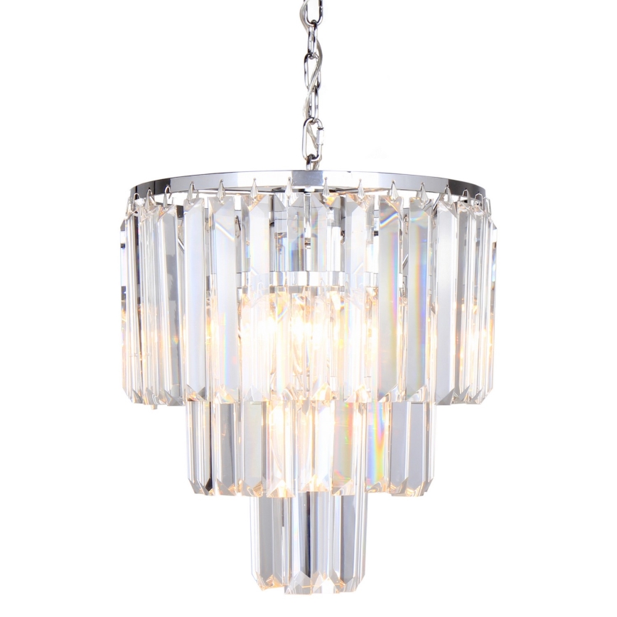 Zuma Line 17106/3+1 -CHR - Kristallikruunu AMEDEO 4xE14/40W/230V